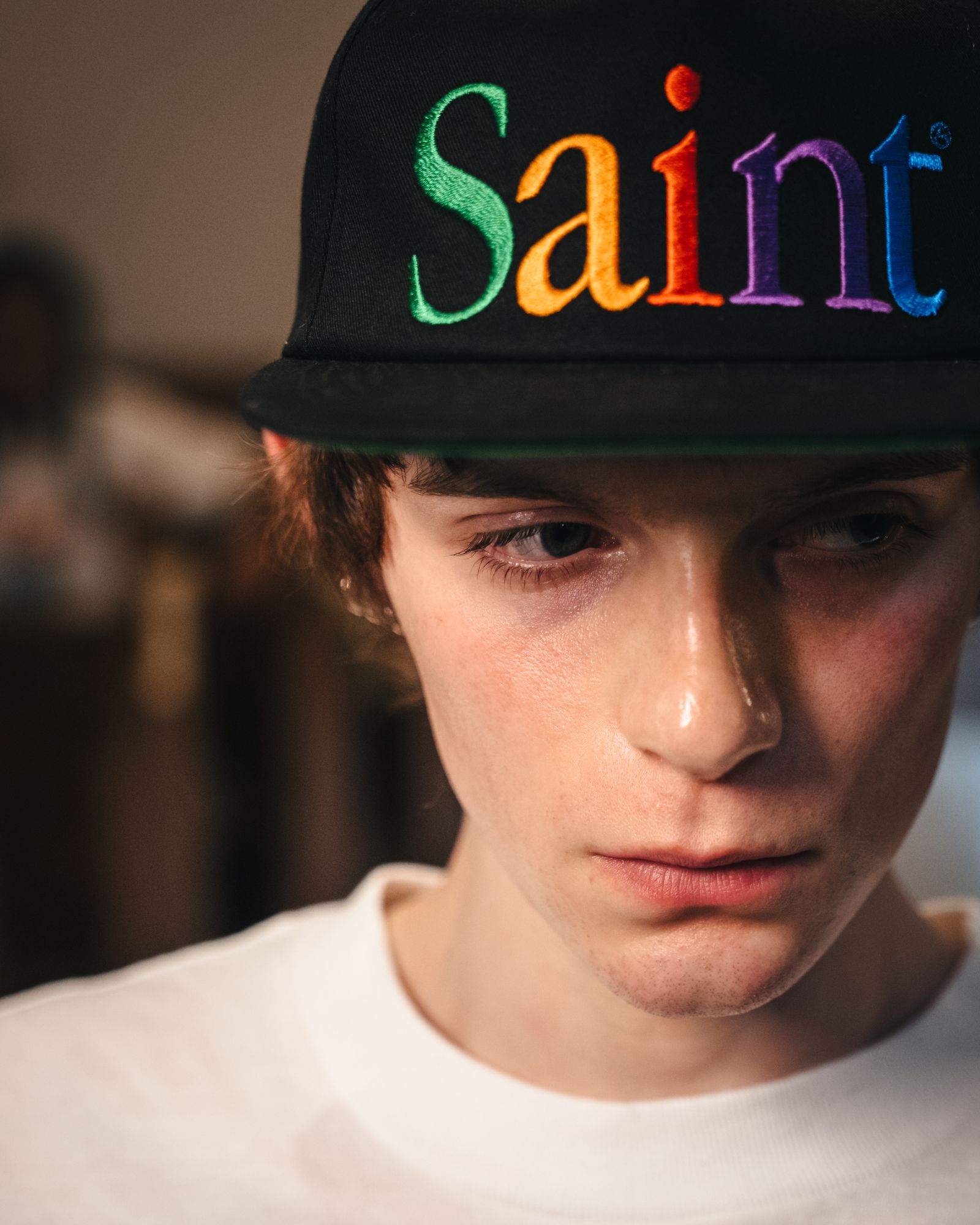 セントマイケル Tシャツ  SAINT CAP (SM-HR1-0000-087)BLACK★8月9日(土)発売！