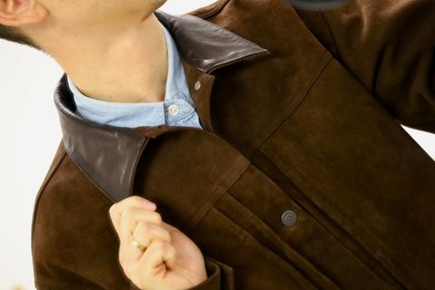 A.PRESSE 2026 STYLE1 Vintage Suede Leather 1st Type Jacketスタイル