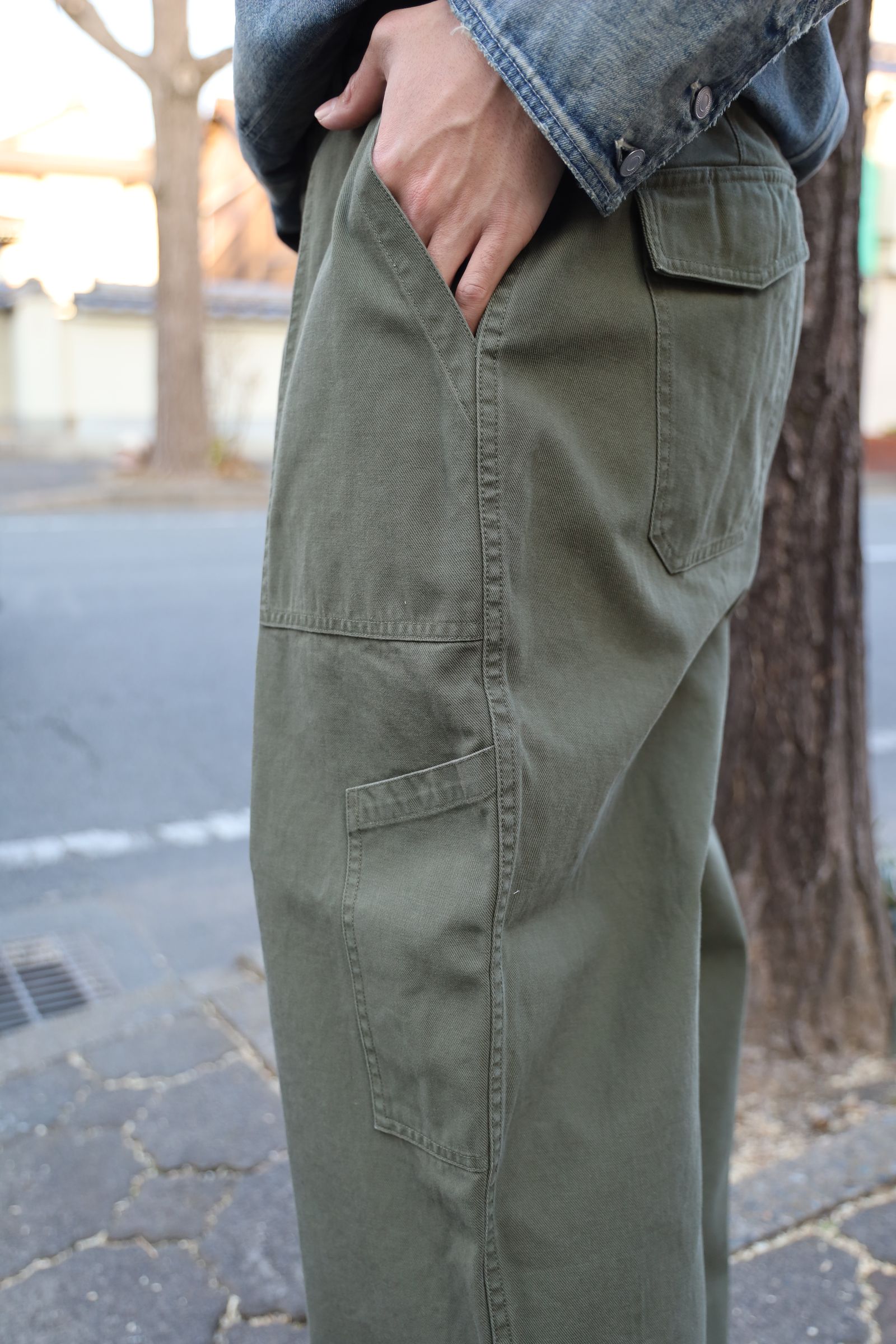 A.PRESSE - アプレッセ USAF Hemmed Bottoms(AP-4009)OLIVE | mark