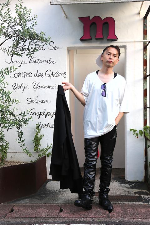 sulvam Gabardine classic shirt Mix style.2020.8.31.