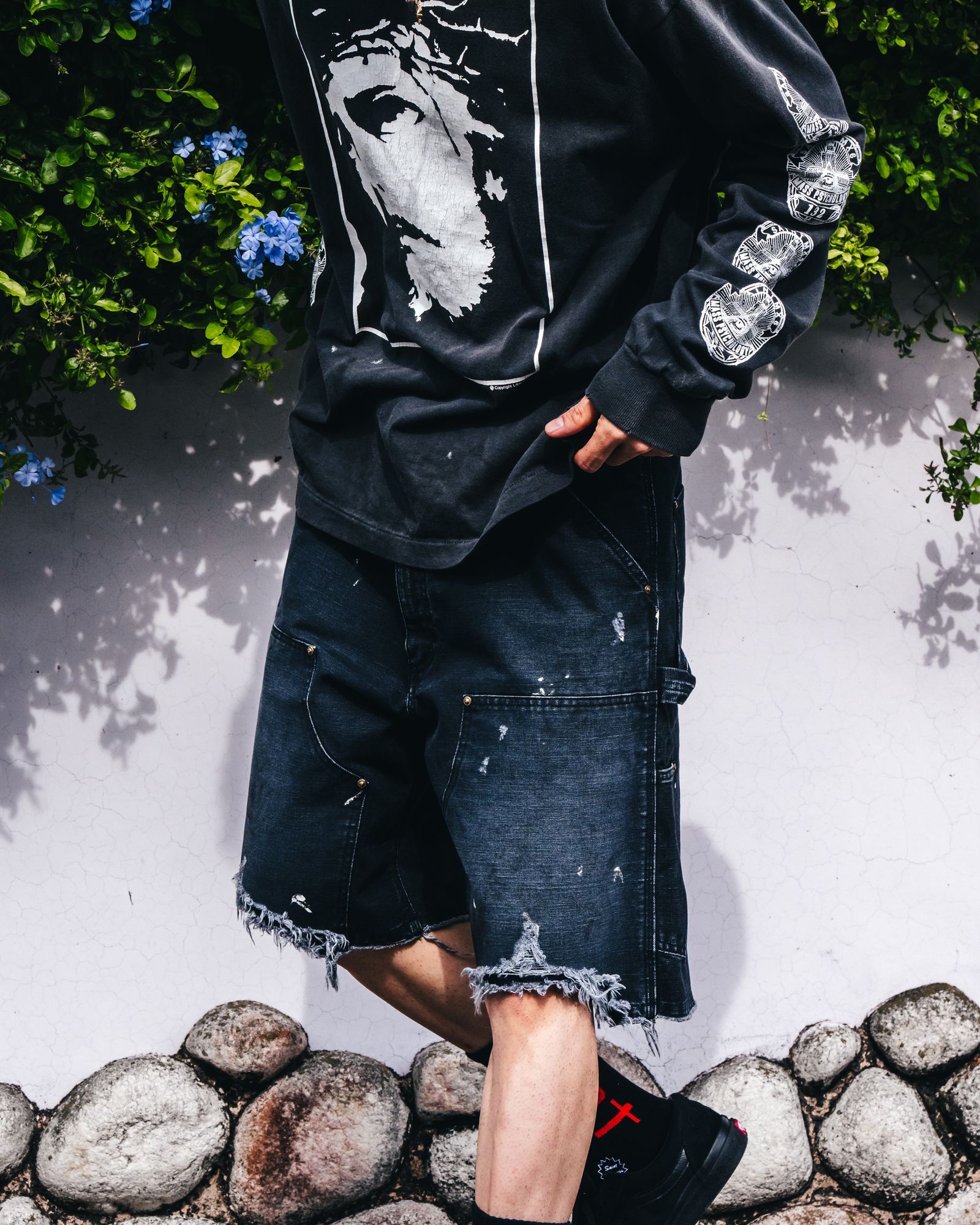 SAINT M×××××× - セントマイケル25SS JOKER BTM SS TEE(SM-HR8 SAINT M×××××× - セントマイケル25SS JOKER BTM SS TEE(SM-HR8
