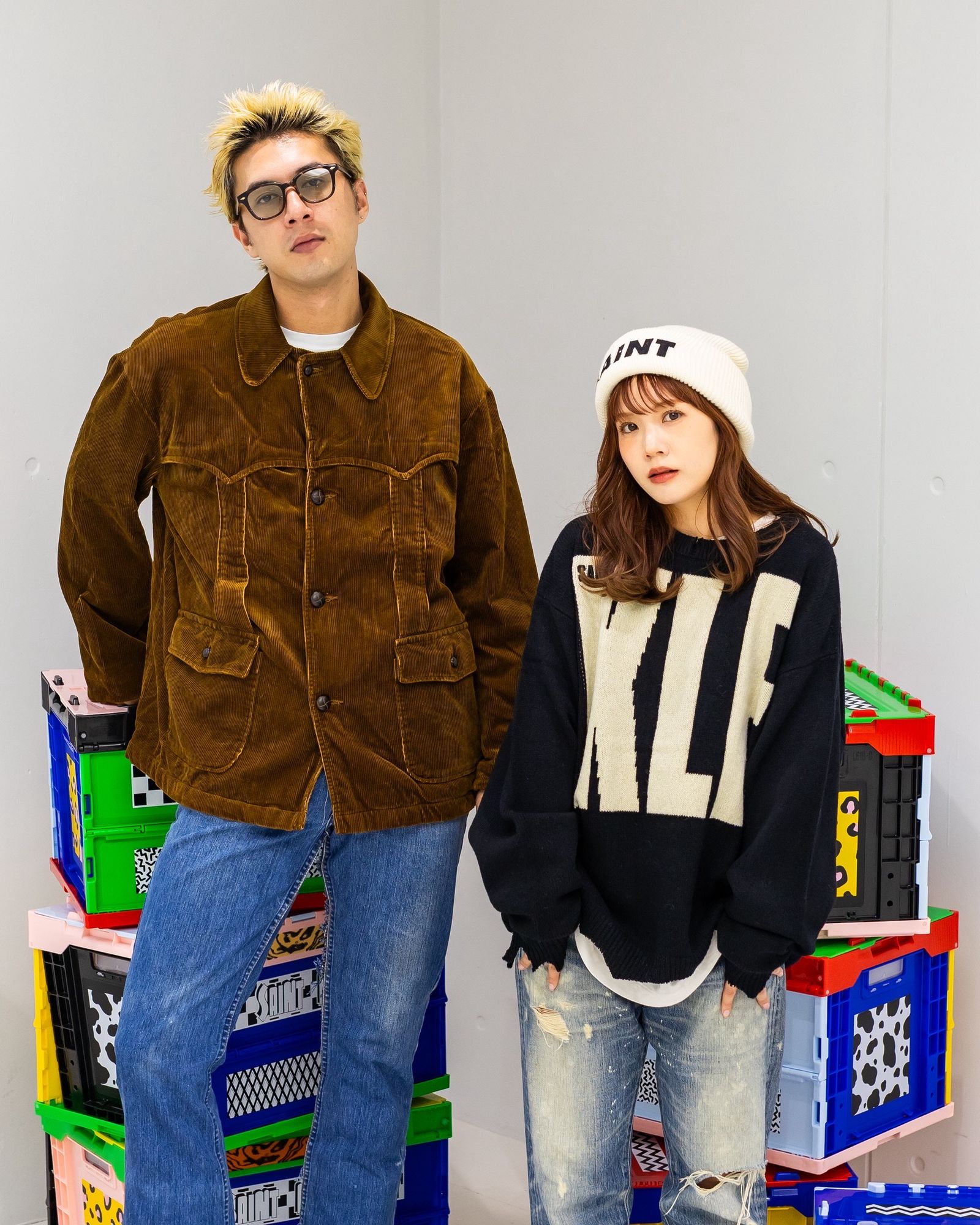 セントマイケル CORDUROY BOA JACKET/BROWN(SM-HR1-0000-079)