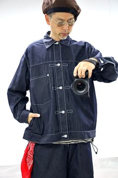 コムデギャルソンオム26SS 1stタイプデニムジャケット(HQ-J028-051)NAVY☆5月1日(金)発売！