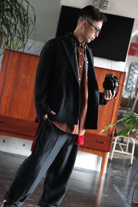 A.PRESSE BD Oxford Shirt(22SAP-02-05H)BROWN style
