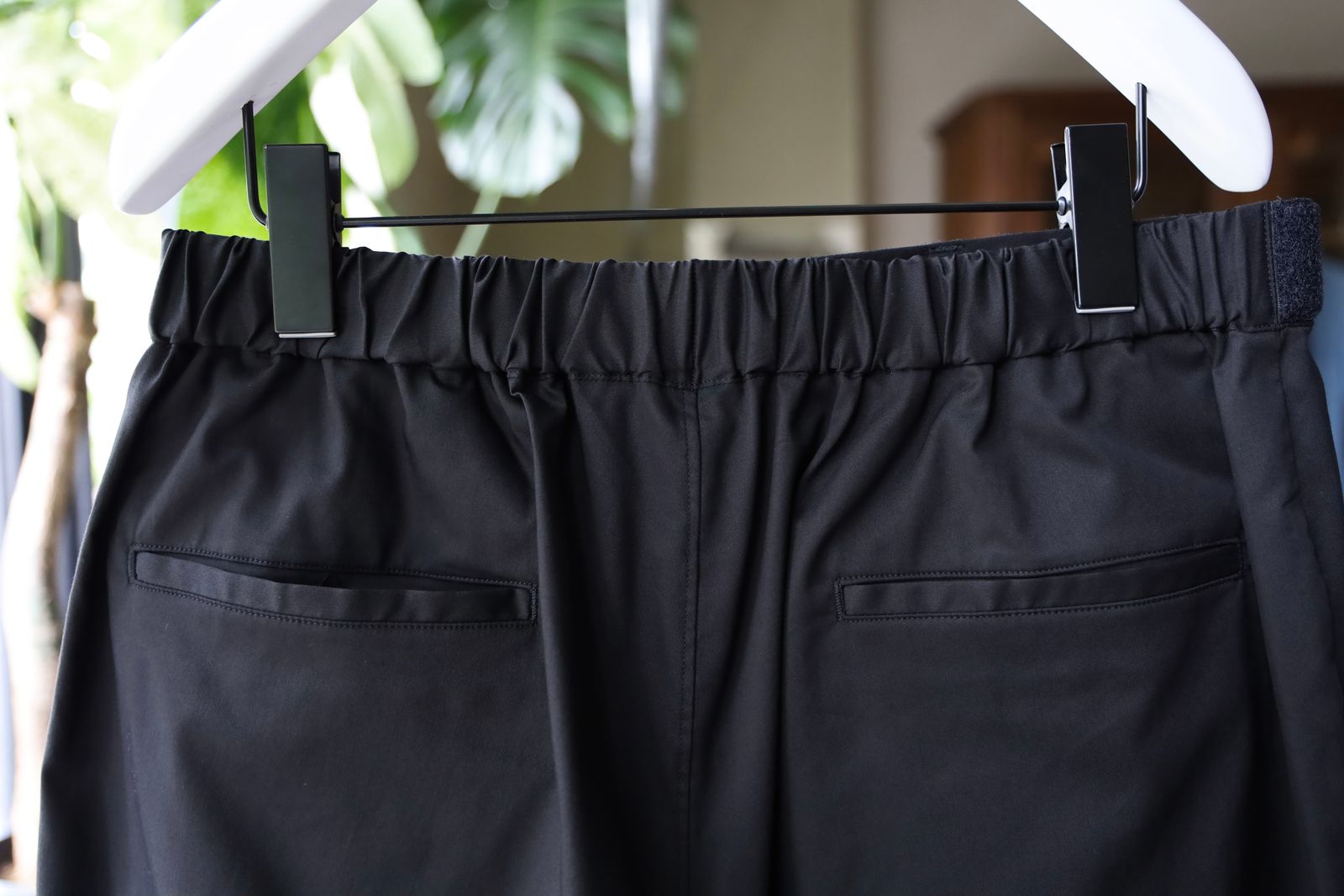 グラフペーパー Solotex Twill Wide Chef Shorts(GM252-40006B)BLACK