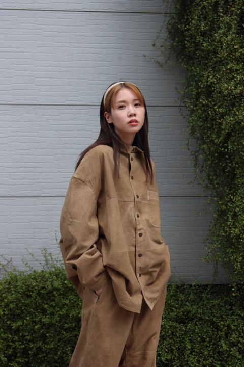 SEEALL 22AW LEATHER OVERSIZED SHIRTS style 2022.9.10