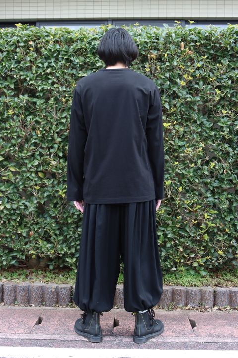 yohji yamamoto ULTIMA DENSE PLAIN STITCH WOMAN PRINT LONG SLEEVES style.2022.1.30. ※2月2日発売