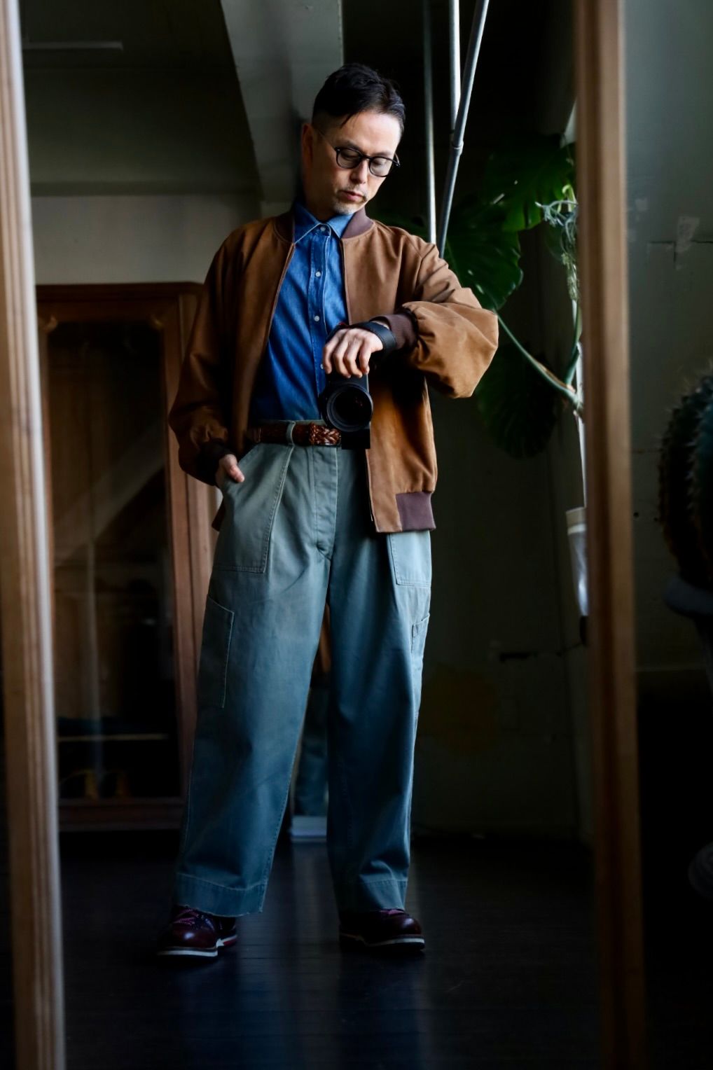 A.PRESSE Vintage USAF Hemmed Bottomsスタイル2025.1.25