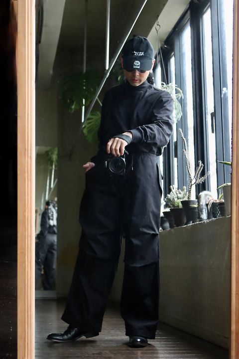 blurhms ROOTSTOCK C/N Oxford Snow Pants"BLACK"スタイル