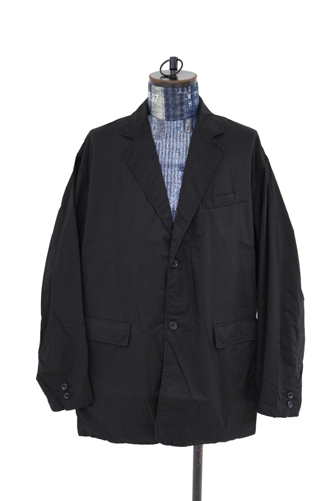 グラフペーパー 26SS Garment Dyed Typewriter Oversized Jacket(GU261-20099B)BLACK☆3月7日(土)発売！
