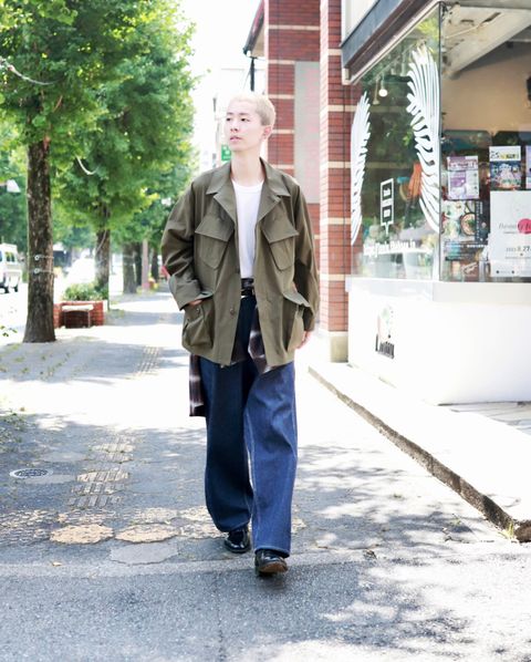 blurhms ブラームス 23FW Pe/Ny Combat Tropical Jacketスタイル