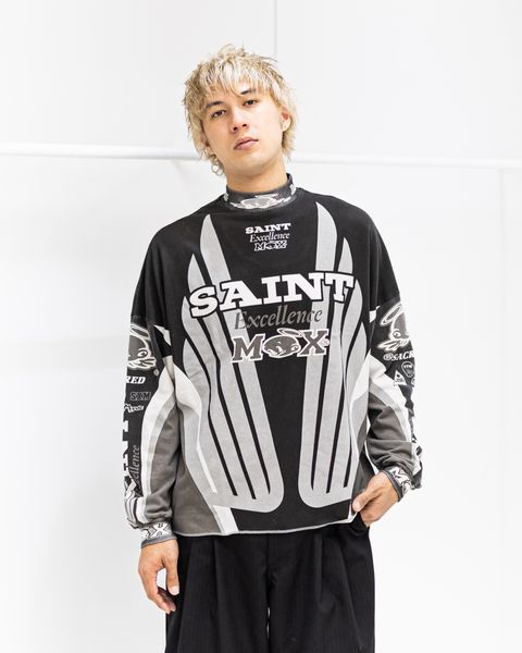 セントマイケル 26SS SAINT MX LS T-SHIRT (SM-MK8-0000-029)BLACK☆3月7日(土)発売！