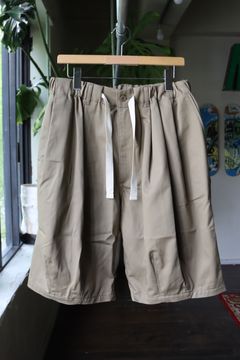 イズネス23SS バルーンイージーショートパンツ BALLOON EZ SHORT PANTS(1003SPA02-1)BEIGE