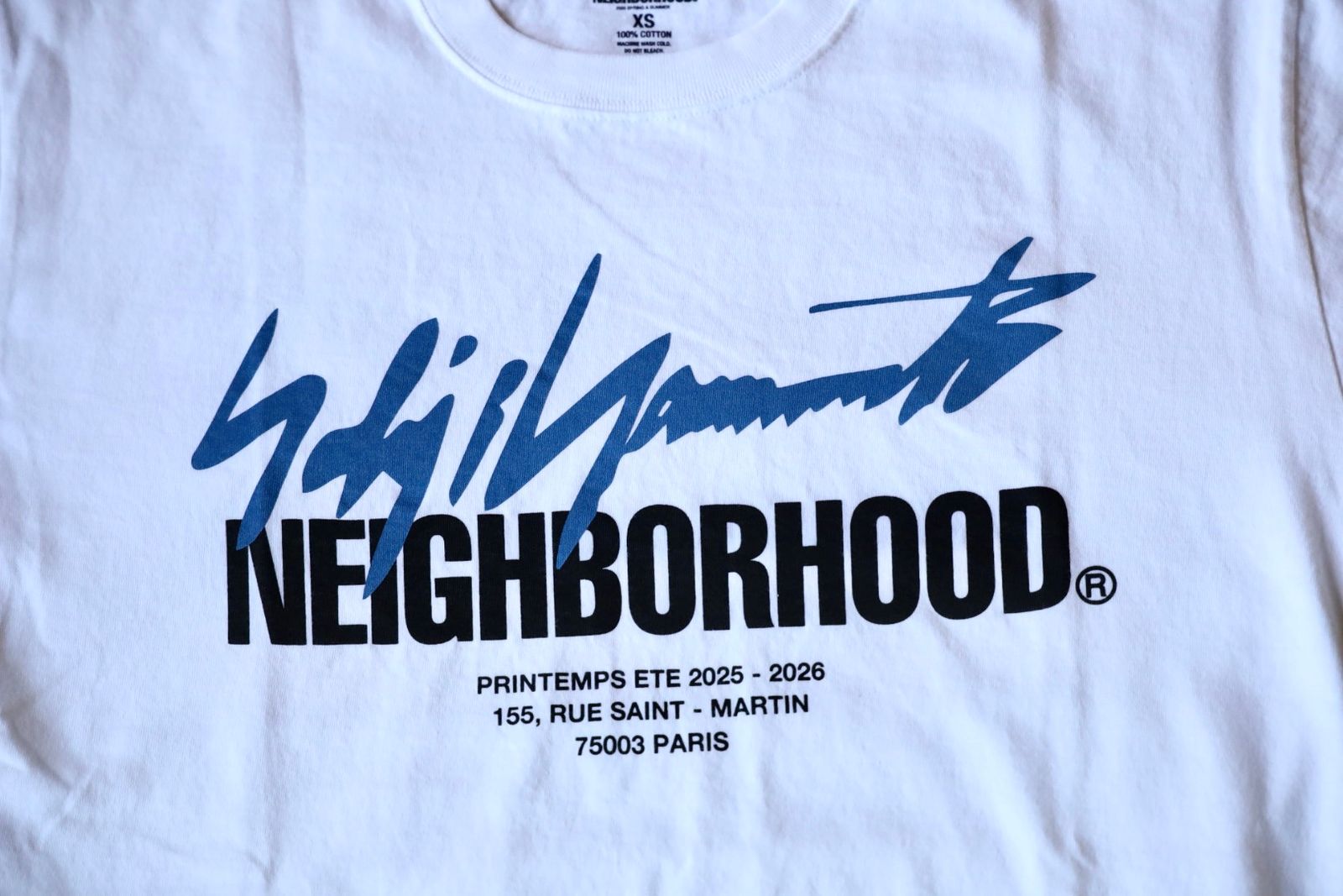 Yohji Yamamoto × NEIGHBORHOOD TEE SS-2(HK-T97-997)WHITE★12月6日(土)発売！