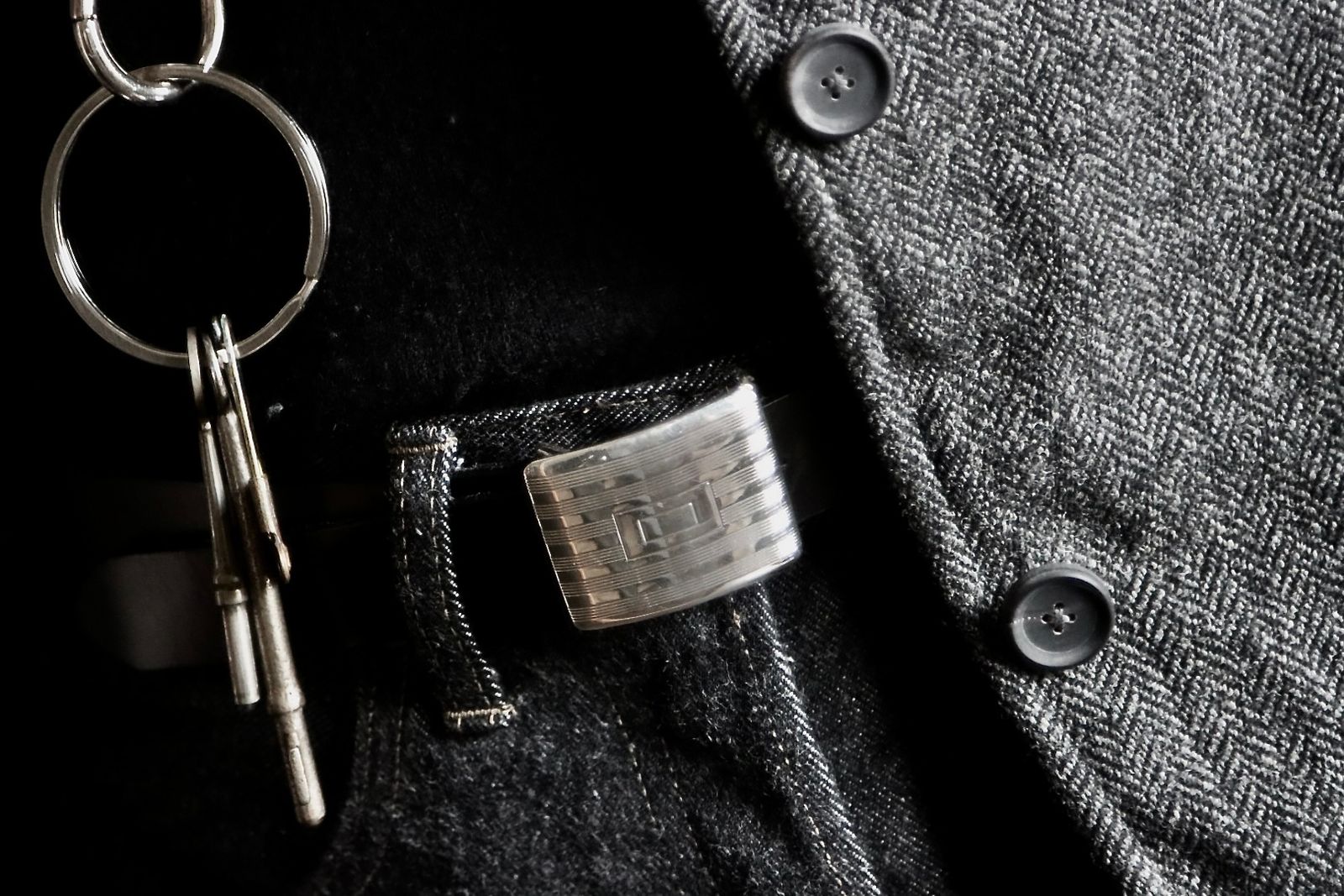 A.PRESSE Tweed Tailored Jacketスタイル2023.12.21.