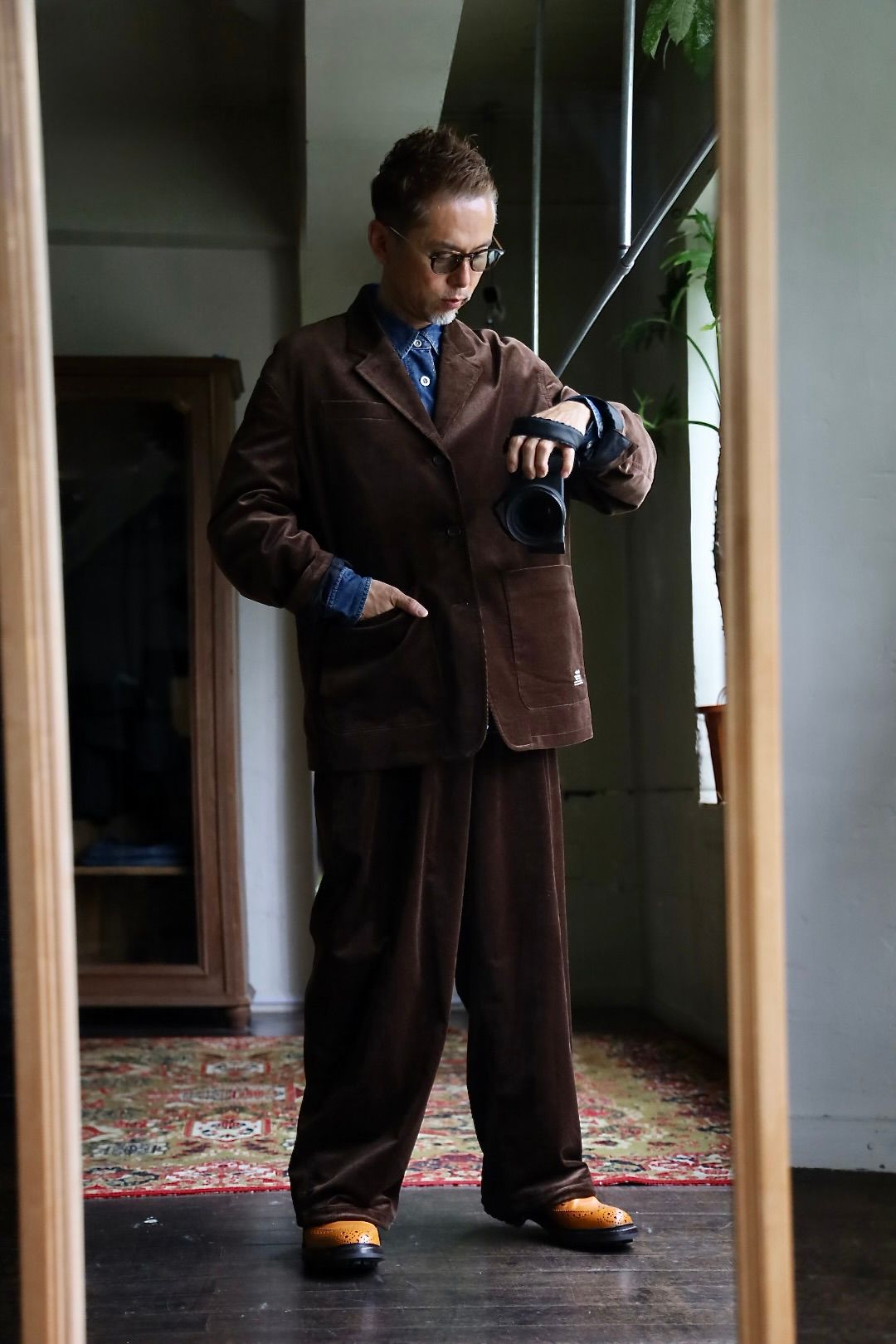 フレッシュサービス 26AW AIR CORDUROY JACKET(FSC263-20086)BROWN