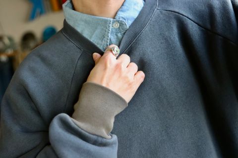 A.PRESSE 23SS Vintage Sweatshirtスタイル