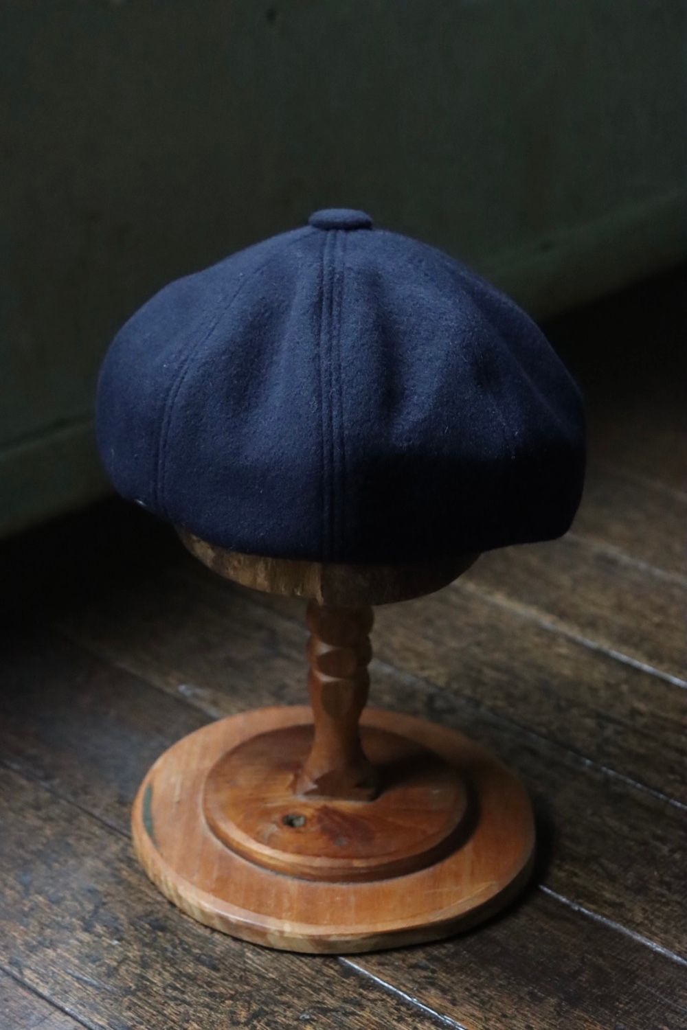 イズネス 22AW WOOL CASQUETTE is-ness×CPH (1004ACHAT01)NAVY
