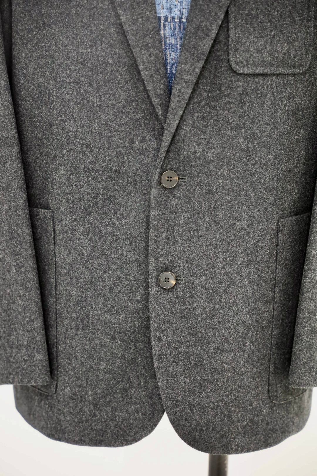 ANOTHER OFFICEアナザーオフィス Santiago Cashmere Sports Jacket(AOEFJK008)Heather Charcoal☆10月10日(金)新作発売！