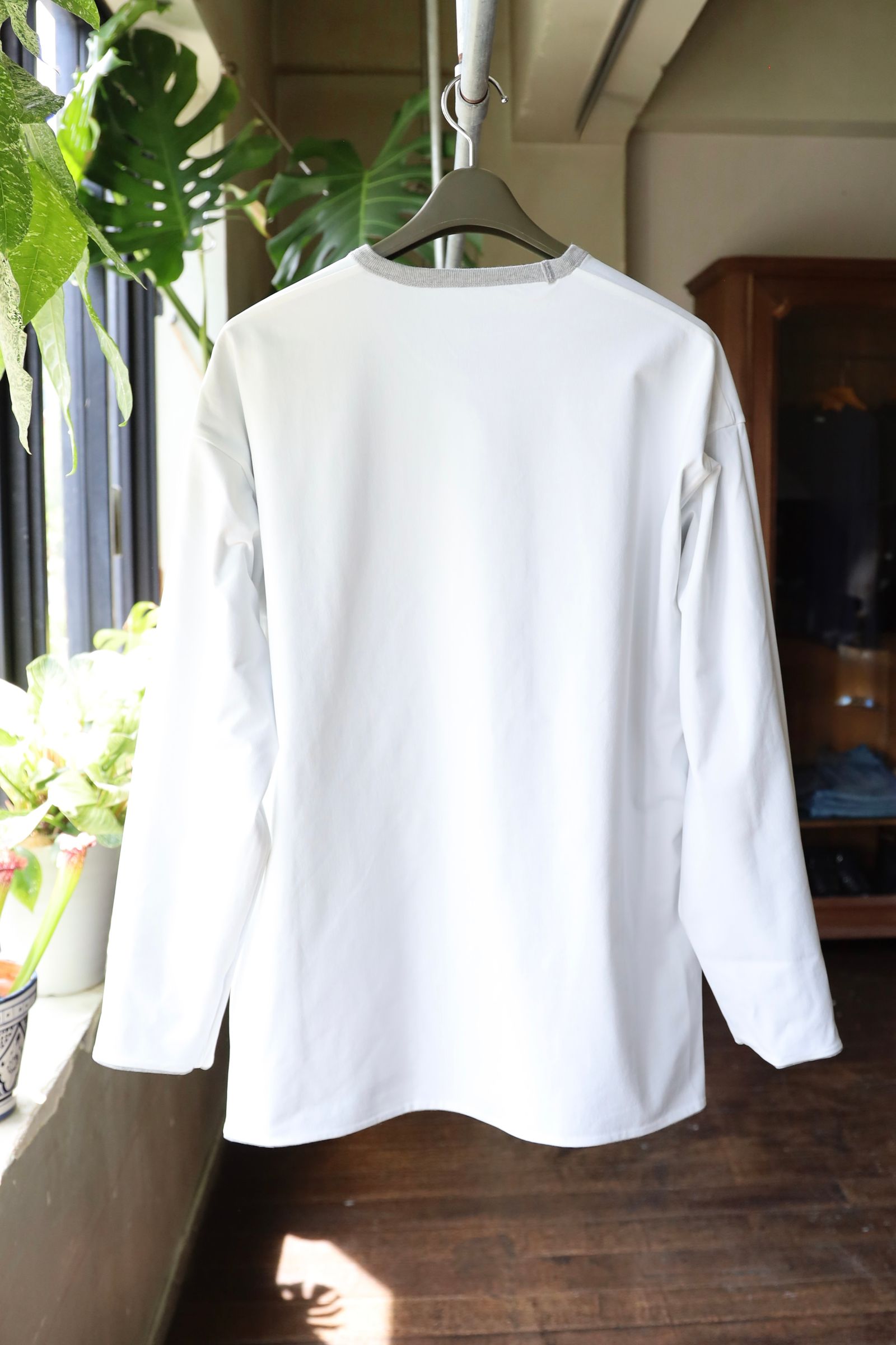 フレッシュサービス REVERSIBLE L/S TEE (FSC252-70041)H.GRAY