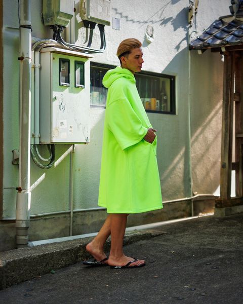 FreshService FLEECE SAUNA PONCHO(NEON YELLOW)9月28日(土)新作初売！