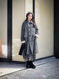 tao 26FW ウールツイル先染 製品縮絨コート style.2026.10.4