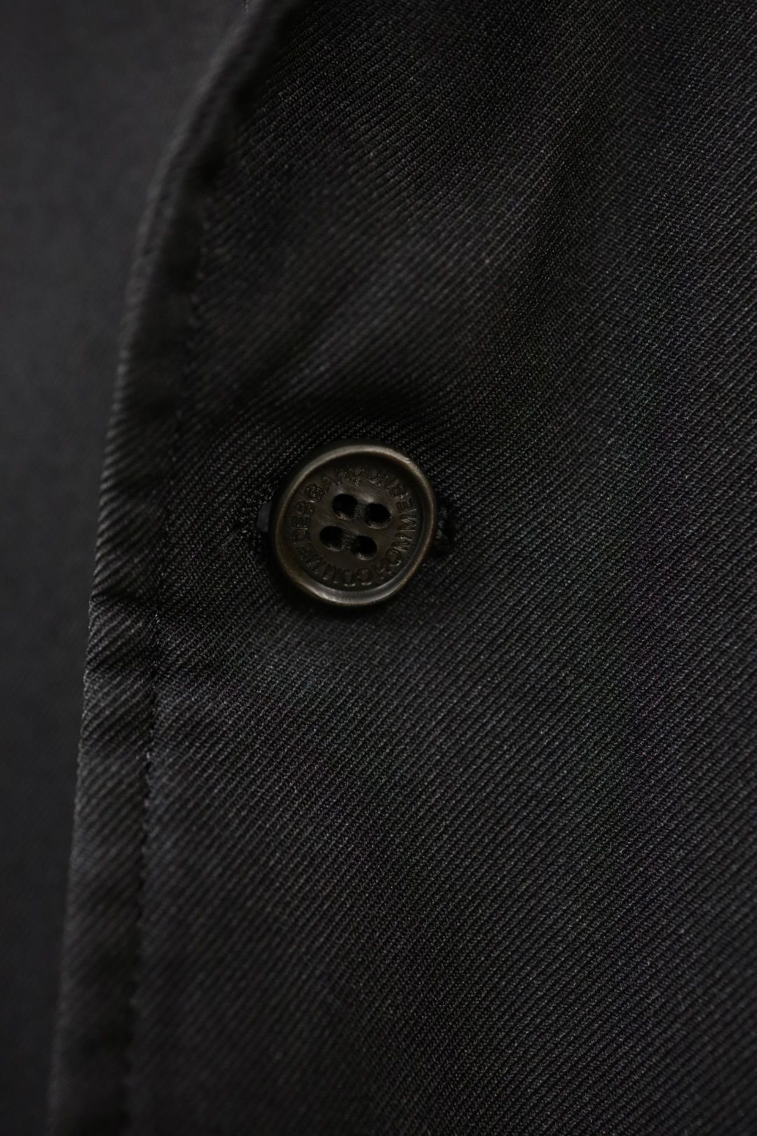 コムデギャルソンオム26SS エステルサージ 製品染3Bジャケット(HQ-J033-051)BLACK☆4月3日(金)発売！