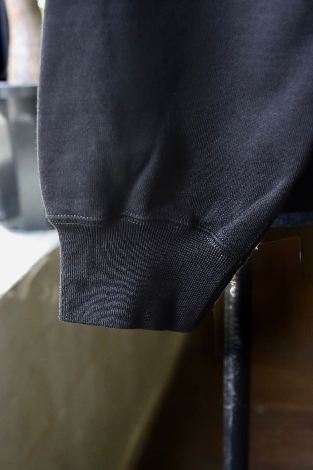 ブラームス 25FW Soft&Hard Sweat Crew-Neck P/O(bROOTS24F21F25)Black☆新作発売！