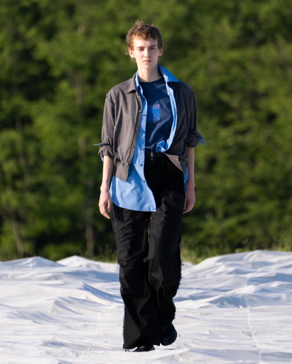 YOKE 26SS Connected Cardigan Shirt(YK26SS01248S)TOP GRAY☆2月14日(土)発売！