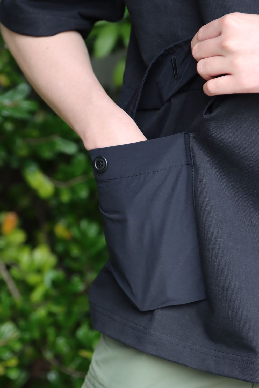 COMME des GARCONS HOMME 綿度詰天竺ロゴプリントTシャツ style.2022.4.12