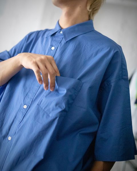 FreshService SPOT CORPORATE UNIFORM S/S SHIRT(BLUE) style 2024.6.28