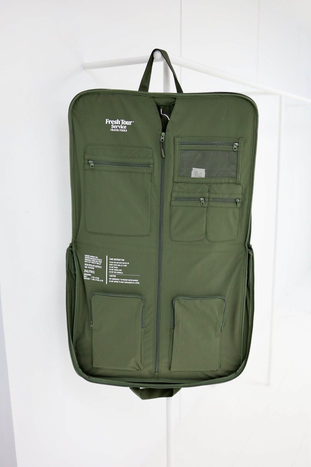 フレッシュサービス MULTI POCKET GARMENT BAG(FSP253-90065B)KHAKI