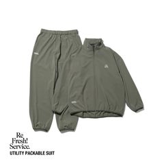ReFresh!Service. “UTILITY PACKABLE SUIT”(KHAKI)☆9月27日(土)発売！