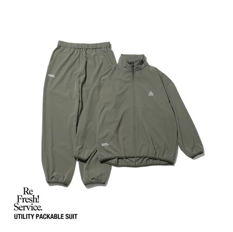 ReFresh!Service. “UTILITY PACKABLE SUIT”(KHAKI)☆9月27日(土)発売！