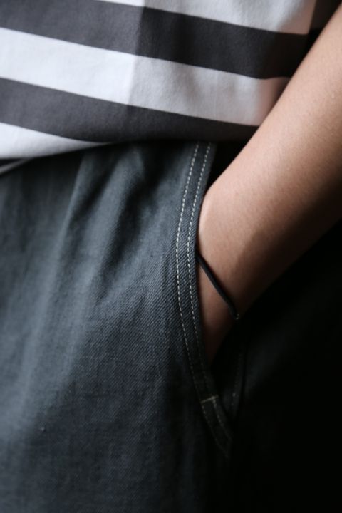 Graphpaper Border S/S Pocket Tee(GU211-70146B) style.2021.3.7