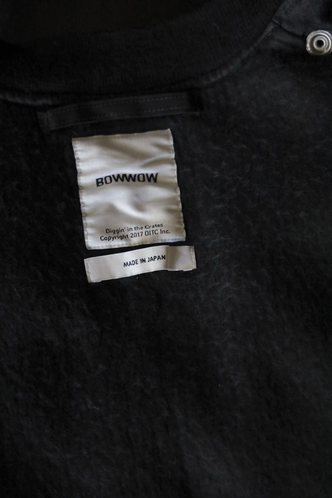 BOW WOW 25FWバウワウ ジャケットL-2B FLIGHT JACKET AGED(BW252-L2FJ) AGED BLACK