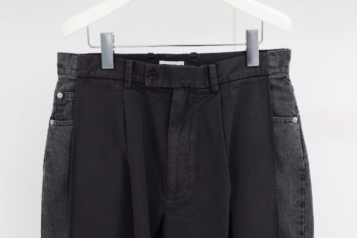 YOKE SPRING SUMMER 2026 Connected Chino&Denim Pants(YK26SS01214P)BLACK☆12月20日(土)発売！