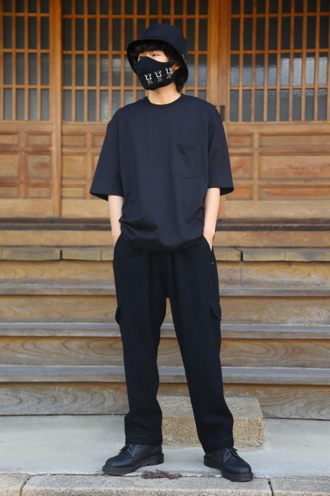 Yohji Yamamoto 21AW Y-ホック付きPフラノ PANTS(HX-P32-118) style. 2021.07.13.