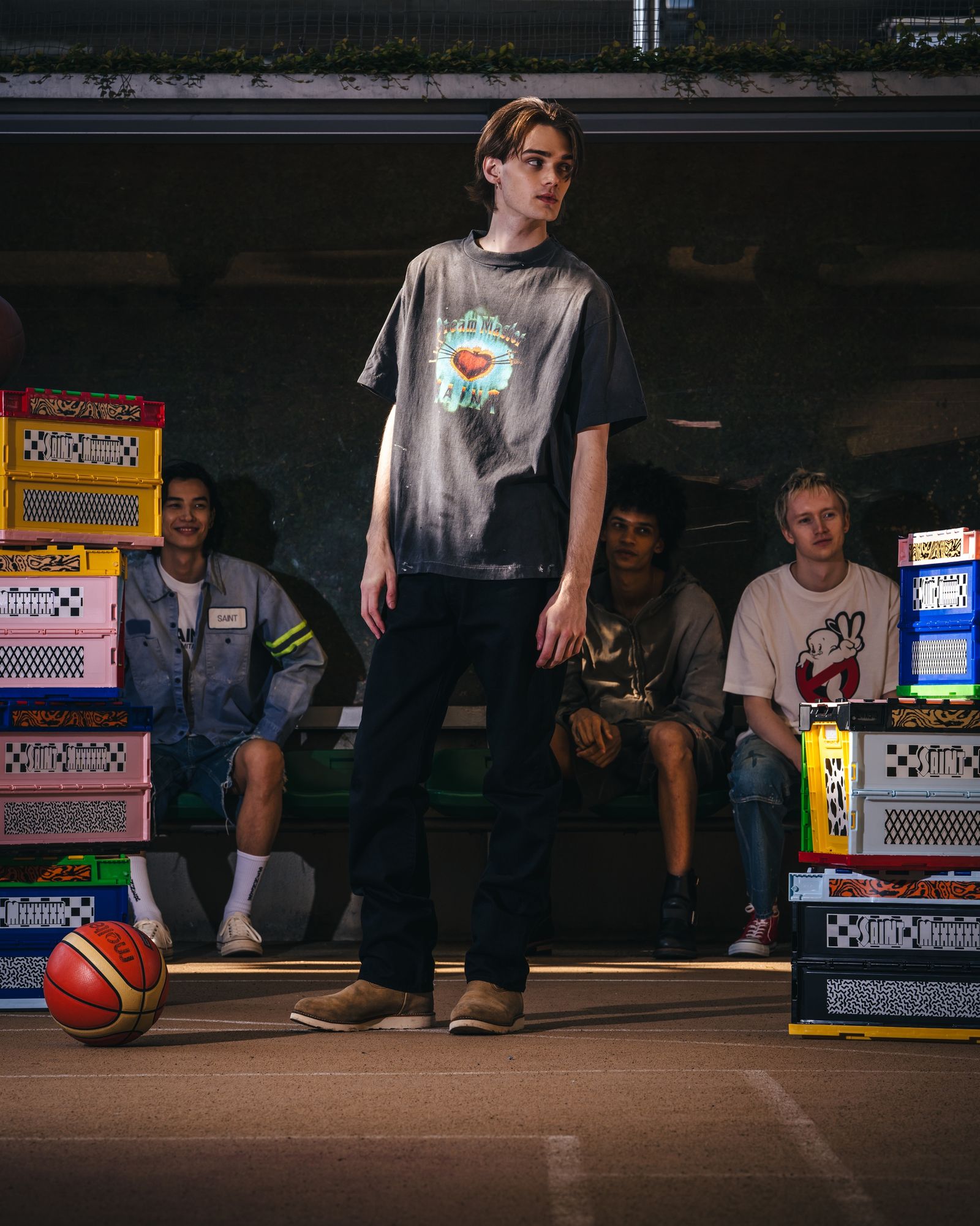 セントマイケル 26SS HEART_SS T-SHIRT(SM-MK8-0000-003)BLACK☆4月29日(水)新作発売！