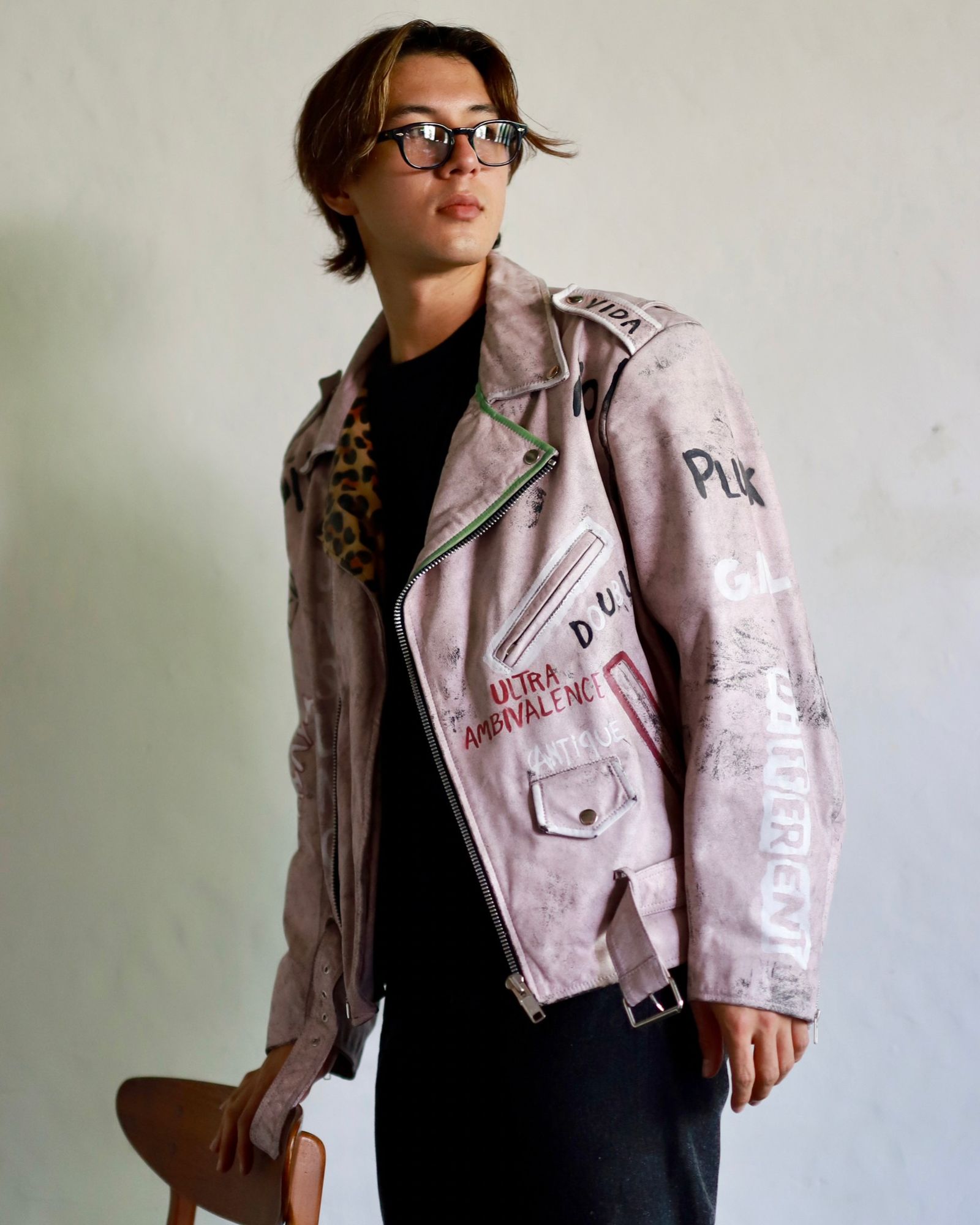 doublet ダブレットHAND-PAINTED RIDER'S JACKET