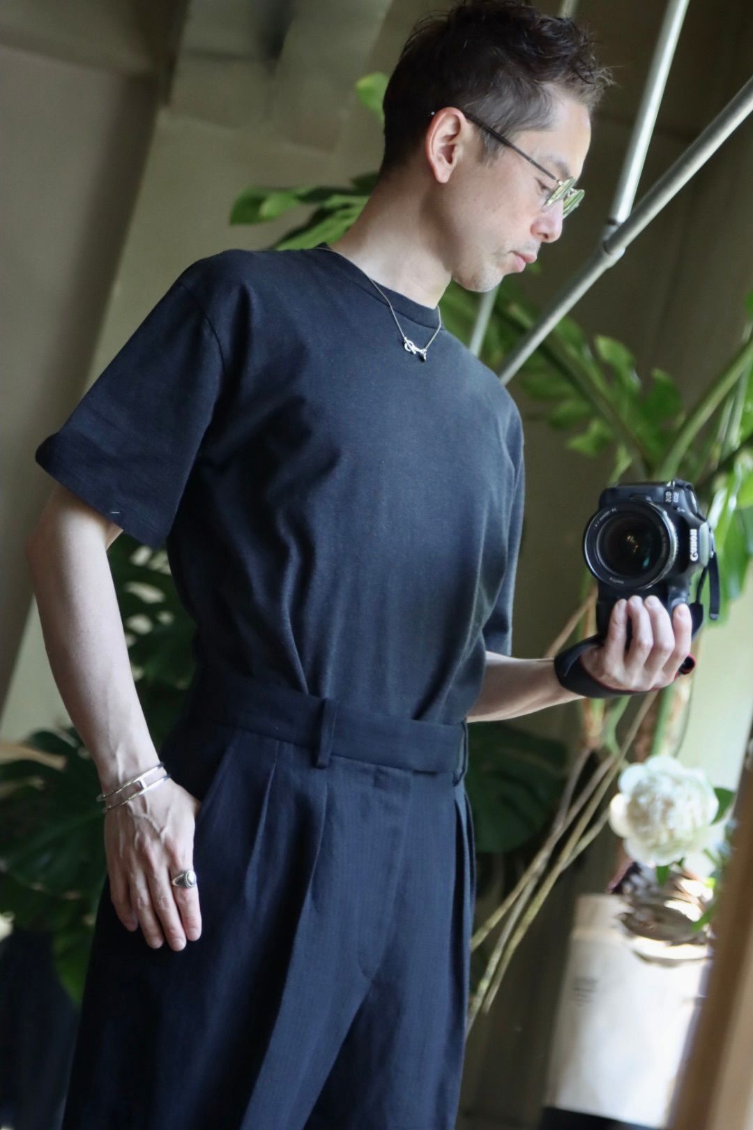 アプレッセWide Tapered Trousers(23SAP-04-20M)NAVY