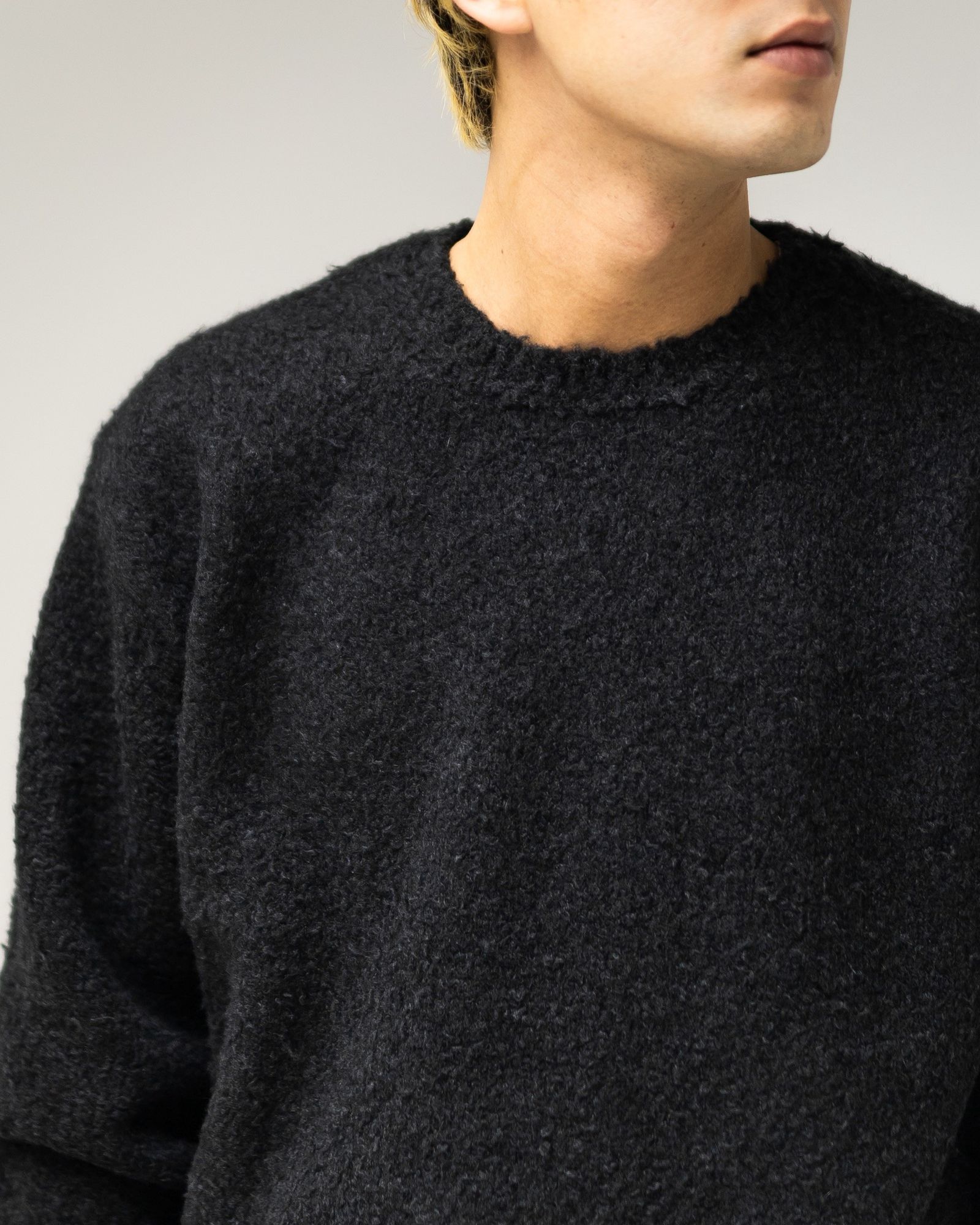 A.PRESSE Cashmere  Mole Yarn Pullover Sweater MARKスタイル