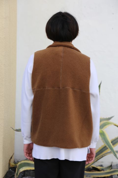 Graphpaper 新作Wool Boa Zip-Up Vest style.2020.9.27.