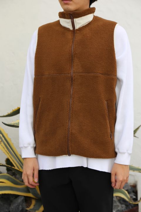 Graphpaper 新作Wool Boa Zip-Up Vest style.2020.9.27.