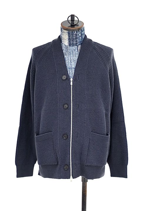 コムデギャルソンオム26FW BATONER ZIPカーディガン (HR-N002-051-2)CHARCOAL GRAY☆8月7日(金)発売！