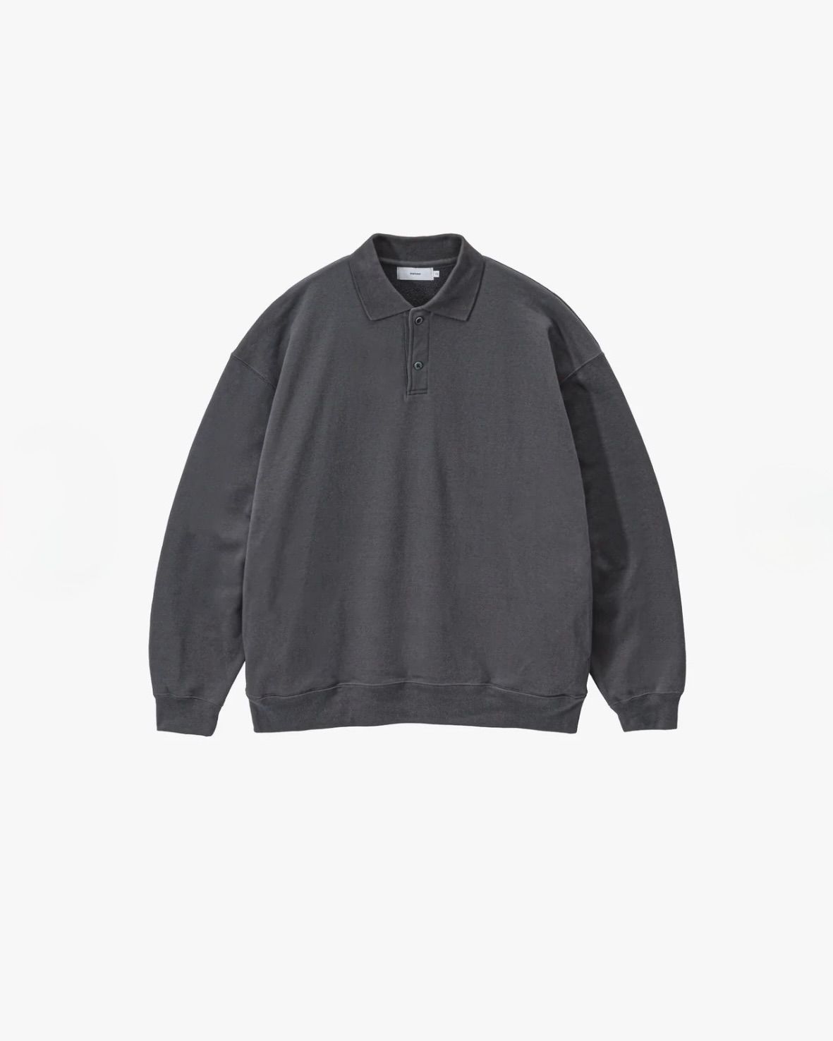 グラフペーパー AZUMA Terry Pullover Polo Sweat(GU263-70251B)GRAY☆10月3日(土)発売！