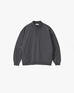 グラフペーパー AZUMA Terry Pullover Polo Sweat(GU263-70251B)GRAY☆10月3日(土)発売！