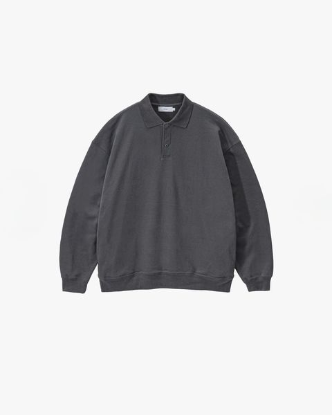 グラフペーパー AZUMA Terry Pullover Polo Sweat(GU263-70251B)GRAY☆10月3日(土)発売！