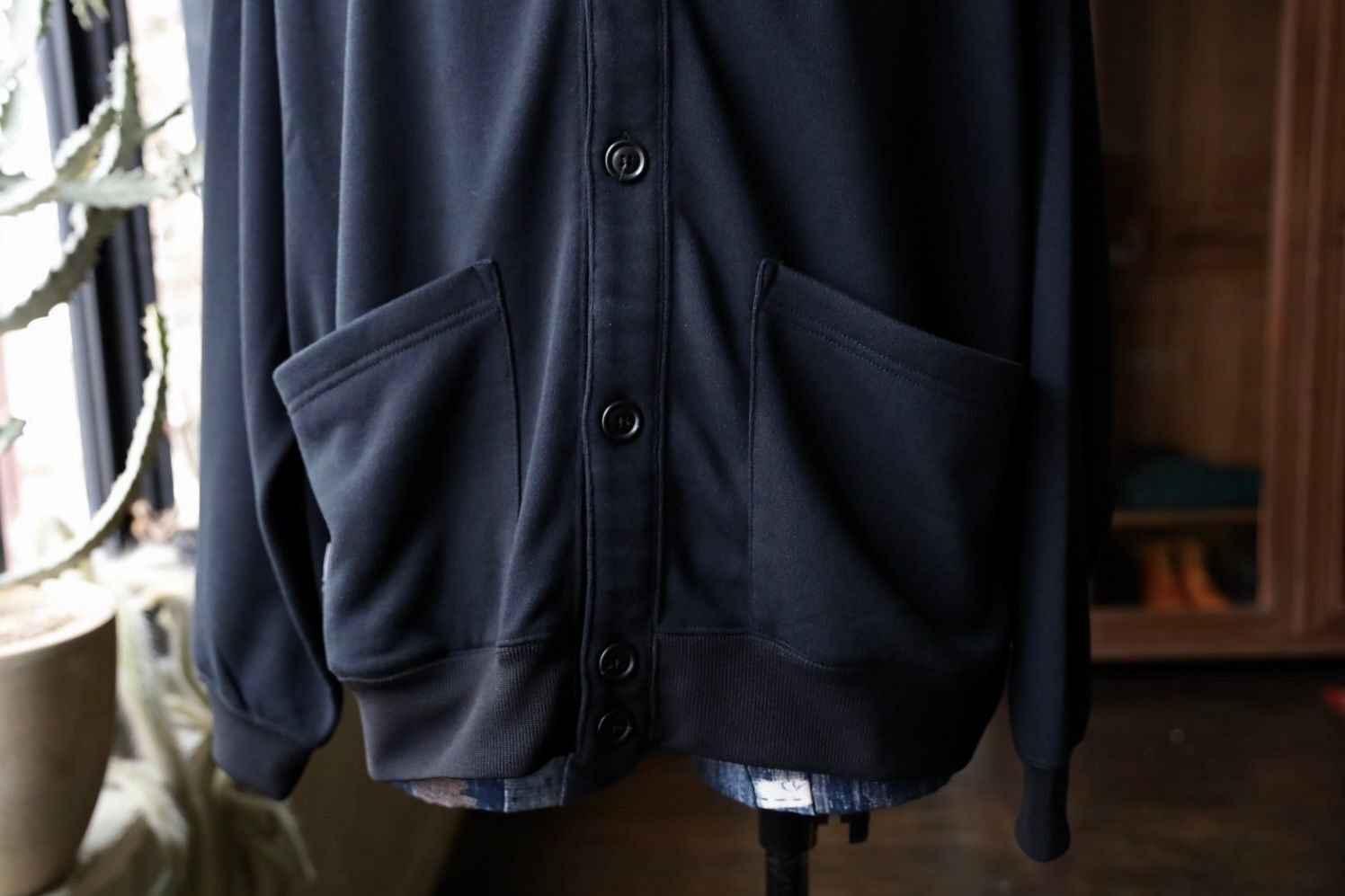 S.F.C 25SS エスエフシー SWEAT CARDIGAN (SFCSSCS03)Black