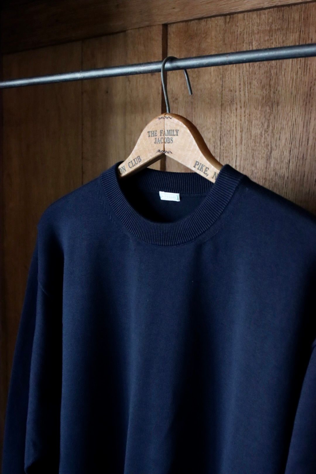 A.PRESSE - アプレッセ24SS ニット Cotton knit L/S T-Shirt(24SAP-03 